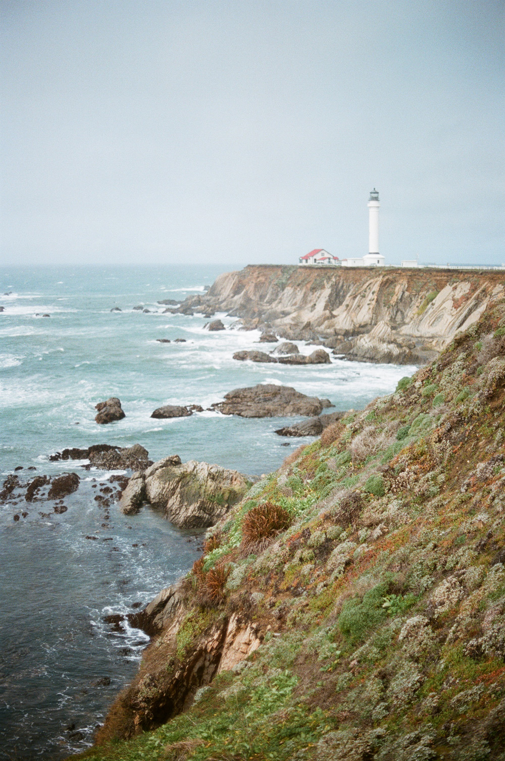 Point Arena lighthouse on the Mendocino Coast.